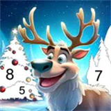 Christmas Color by Number Game icon