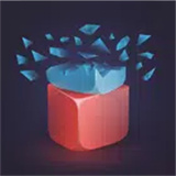 Cube block icon