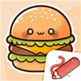 Learn to draw kawaii food icon