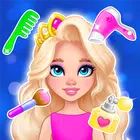 Princess girl paper House game icon
