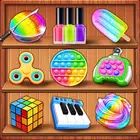 Antistress relaxing toy game icon