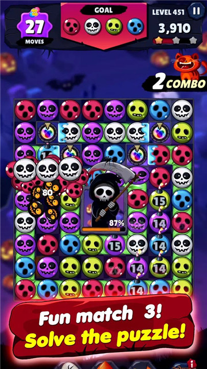 Witch Match Puzzle : Halloween  poster