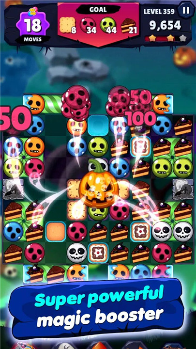 Witch Match Puzzle : Halloween  poster