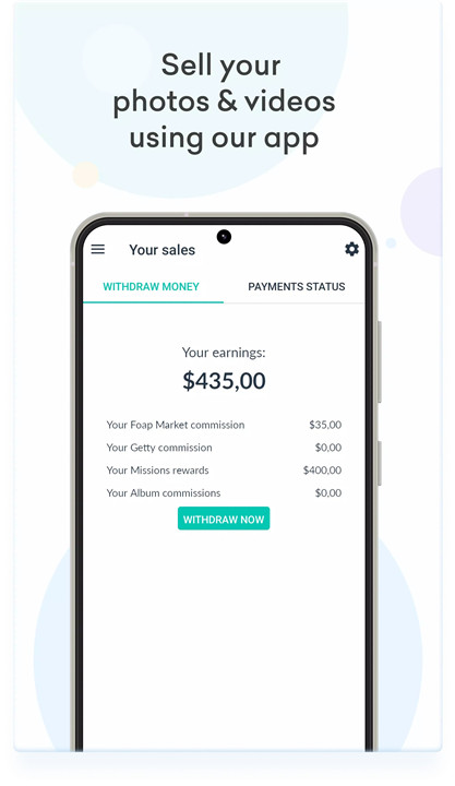 Foap - sell photos & videos  poster